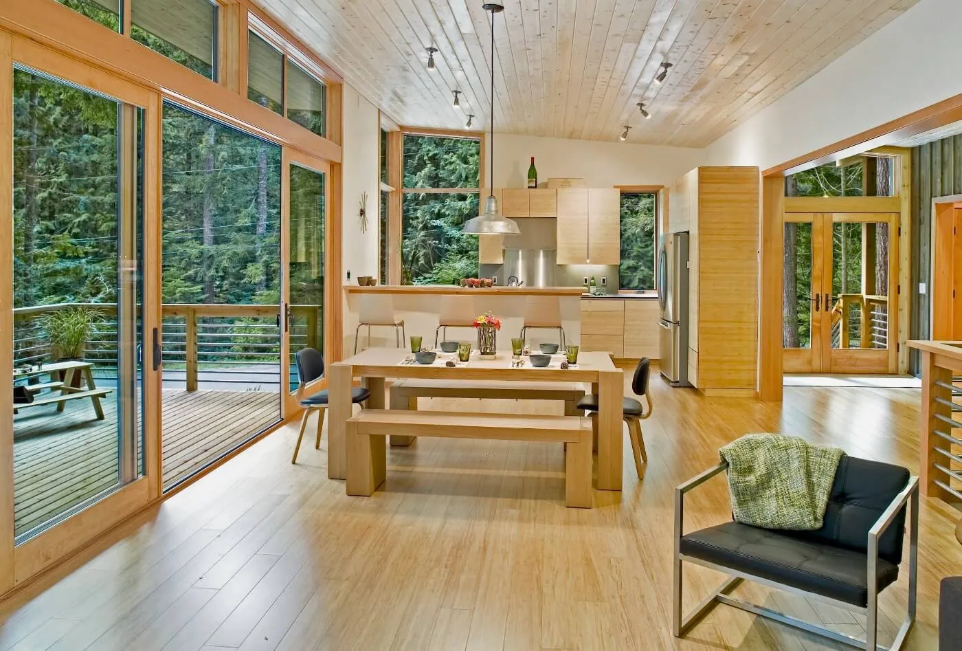 Plancher de bambou Naturel